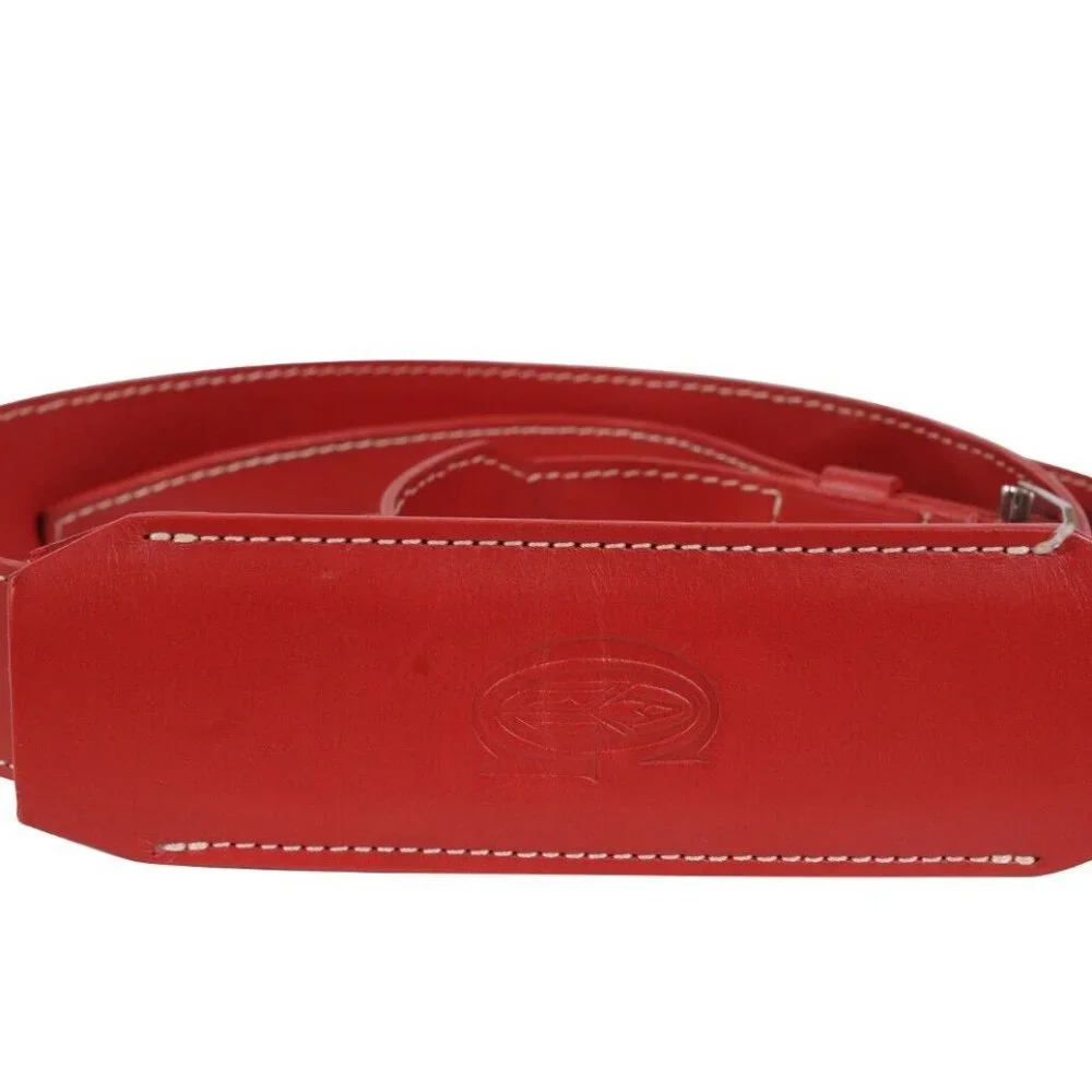 Goyard Vanity Train Case Red Canvas Crossbody Travel Bag Vintage Luggage Tote - Picture 15 of 16